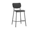 SUNPAN Cullen Counter Stool - Polo Club Kohl Grey/Polo Club Stone