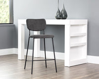 SUNPAN Cullen Counter Stool - Polo Club Kohl Grey/Polo Club Stone