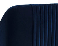 Sunpan Nevin Barstool - Polo Club Muslin/Sapphire Blue/Shadow Grey