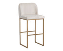 Sunpan Nevin Barstool - Polo Club Muslin/Sapphire Blue/Shadow Grey