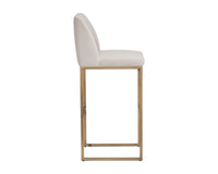 Sunpan Nevin Barstool - Polo Club Muslin/Sapphire Blue/Shadow Grey