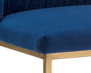 Sunpan Nevin Counter Stool - Polo Club Muslin/Sapphire Blue/Shadow Grey