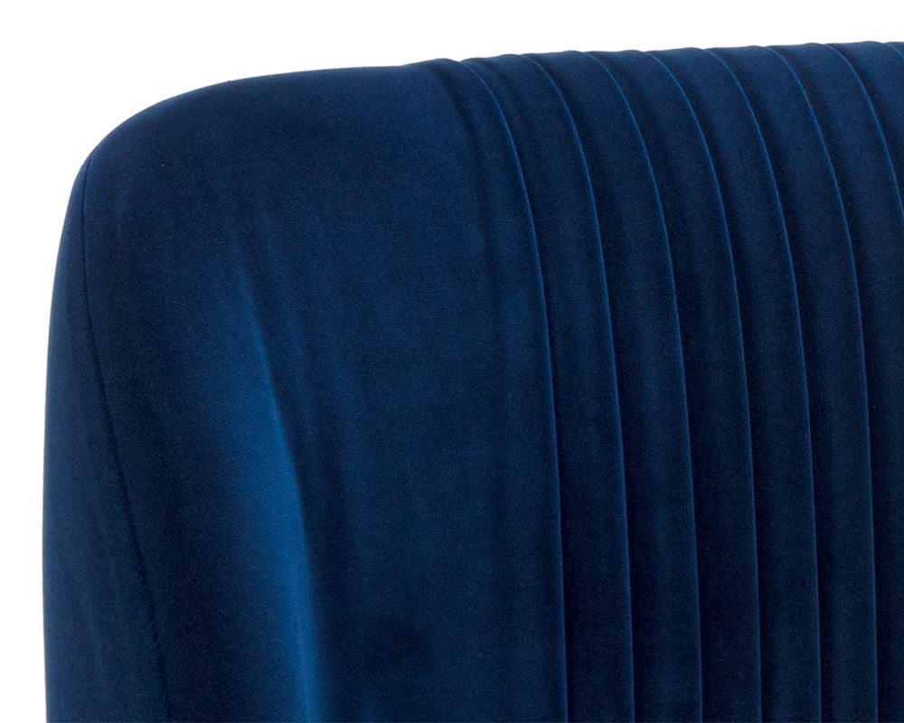 Sunpan Nevin Counter Stool - Polo Club Muslin/Sapphire Blue/Shadow Grey