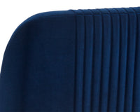 Sunpan Nevin Counter Stool - Polo Club Muslin/Sapphire Blue/Shadow Grey