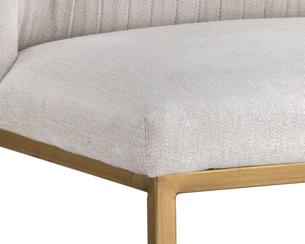 Sunpan Nevin Counter Stool - Polo Club Muslin/Sapphire Blue/Shadow Grey