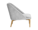 Sunpan Riley Lounge Chair - Polo Club Kohl Grey/Stone