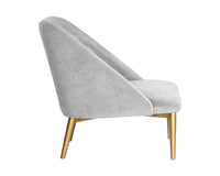 Sunpan Riley Lounge Chair - Polo Club Kohl Grey/Stone