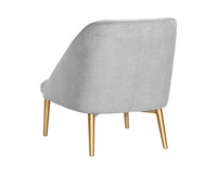 Sunpan Riley Lounge Chair - Polo Club Kohl Grey/Stone