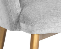 Sunpan Riley Lounge Chair - Polo Club Kohl Grey/Stone
