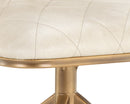 Sunpan Virtu Swivel Dining Chair - Bravo Black/Cognac/Cream