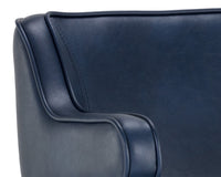 Sunpan Derome Dining Armchair - Bravo Admiral/Portabella/Polo Club Stone