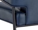 Sunpan Derome Dining Armchair - Bravo Admiral/Portabella/Polo Club Stone