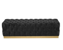 Sunpan Babette Bench - Abbington Black / Piccolo Prosecco