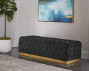Sunpan Babette Bench - Abbington Black / Piccolo Prosecco