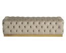 Sunpan Babette Bench - Abbington Black / Piccolo Prosecco