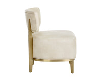 Sunpan Melville Lounge Chair - Bravo Ash/Bravo Cream/Polo Club Kohl Grey/Polo Club Stone