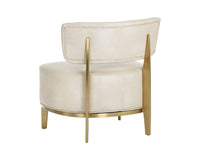 Sunpan Melville Lounge Chair - Bravo Ash/Bravo Cream/Polo Club Kohl Grey/Polo Club Stone