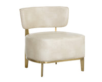 Sunpan Melville Lounge Chair - Bravo Ash/Bravo Cream/Polo Club Kohl Grey/Polo Club Stone
