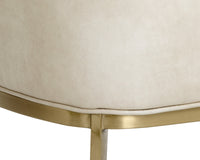 Sunpan Melville Lounge Chair - Bravo Ash/Bravo Cream/Polo Club Kohl Grey/Polo Club Stone