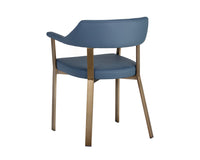 Sunpan Dixie Dining Armchair - Dillon Black/Snow/Williamsburg