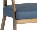 Sunpan Dixie Dining Armchair - Dillon Black/Snow/Williamsburg