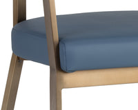 Sunpan Dixie Dining Armchair - Dillon Black/Snow/Williamsburg