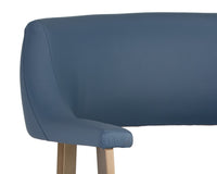 Sunpan Dixie Dining Armchair - Dillon Black/Snow/Williamsburg