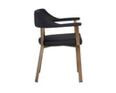 Sunpan Dixie Dining Armchair - Dillon Black/Snow/Williamsburg