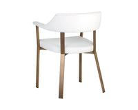 Sunpan Dixie Dining Armchair - Dillon Black/Snow/Williamsburg