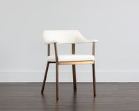Sunpan Dixie Dining Armchair - Dillon Black/Snow/Williamsburg
