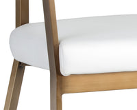 Sunpan Dixie Dining Armchair - Dillon Black/Snow/Williamsburg