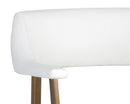 Sunpan Dixie Dining Armchair - Dillon Black/Snow/Williamsburg