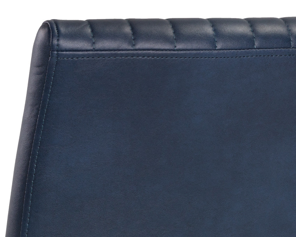 Sunpan Homer Dining Armchair - Bravo Admiral/Ash/Cognac
