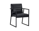 Sunpan Spyros Dining Armchair - Bravo Cream/Coal Black/Overcast Grey