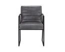Sunpan Spyros Dining Armchair - Bravo Cream/Coal Black/Overcast Grey