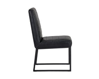 Sunpan Spyros Dining Chair - Bravo Cream/Coal Black/Overcast Grey