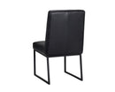 Sunpan Spyros Dining Chair - Bravo Cream/Coal Black/Overcast Grey