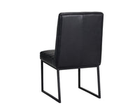 Sunpan Spyros Dining Chair - Bravo Cream/Coal Black/Overcast Grey