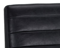 Sunpan Spyros Dining Chair - Bravo Cream/Coal Black/Overcast Grey