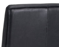 Sunpan Spyros Dining Chair - Bravo Cream/Coal Black/Overcast Grey