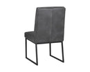 Sunpan Spyros Dining Chair - Bravo Cream/Coal Black/Overcast Grey