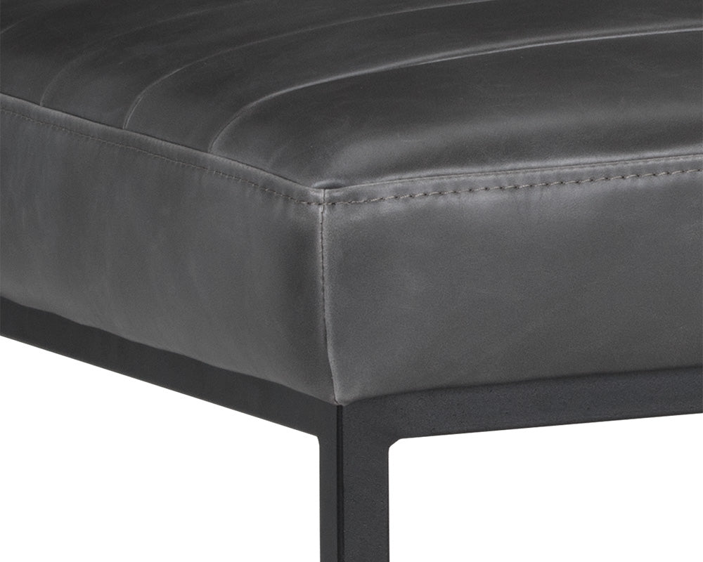 Sunpan Spyros Dining Chair - Bravo Cream/Coal Black/Overcast Grey