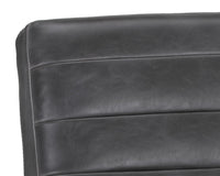 Sunpan Spyros Dining Chair - Bravo Cream/Coal Black/Overcast Grey