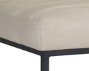 Sunpan Spyros Dining Chair - Bravo Cream/Coal Black/Overcast Grey