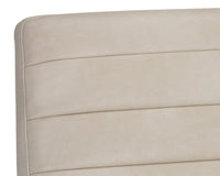 Sunpan Spyros Dining Chair - Bravo Cream/Coal Black/Overcast Grey