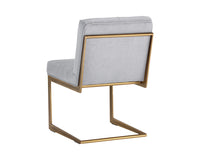 Sunpan Virelles Dining Chair - Bravo Black/Zenith Graphite Grey/Zenith Soft Grey