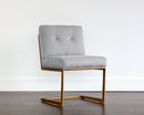 Sunpan Virelles Dining Chair - Bravo Black/Zenith Graphite Grey/Zenith Soft Grey