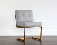 Sunpan Virelles Dining Chair - Bravo Black/Zenith Graphite Grey/Zenith Soft Grey