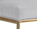 Sunpan Virelles Dining Chair - Bravo Black/Zenith Graphite Grey/Zenith Soft Grey