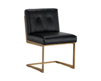 Sunpan Virelles Dining Chair - Bravo Black/Zenith Graphite Grey/Zenith Soft Grey